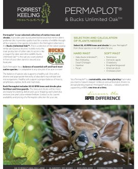 Permaplot Bucks Unlimited Oak Handout
